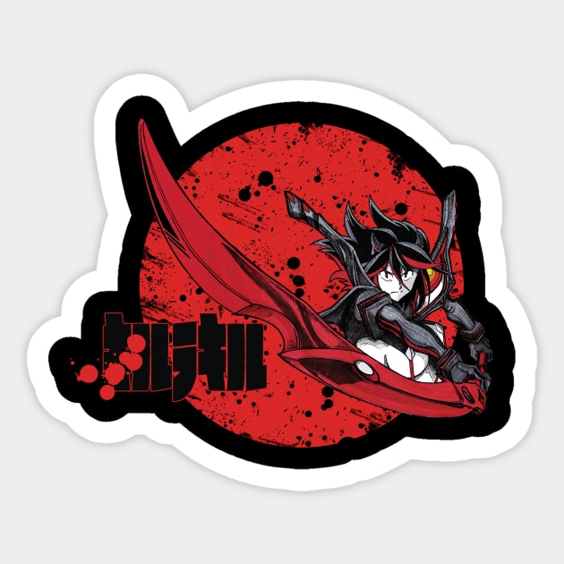 Bloody ryuko Sticker by AlexRoivas